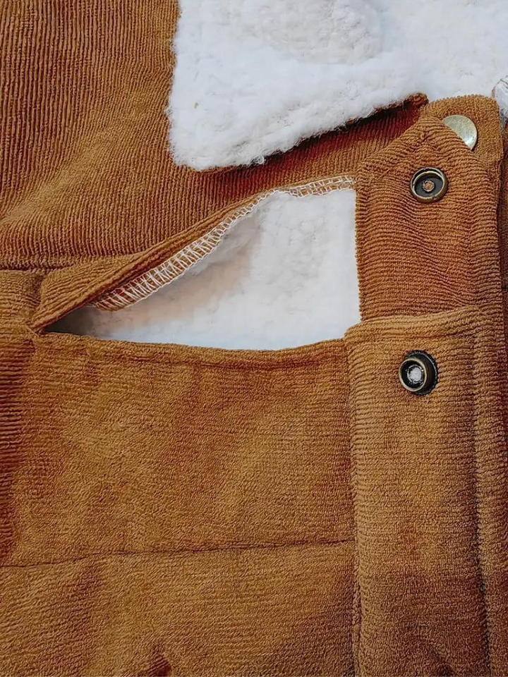 Drune | Fleecegefütterte Winterjacke aus Cord für Frauen