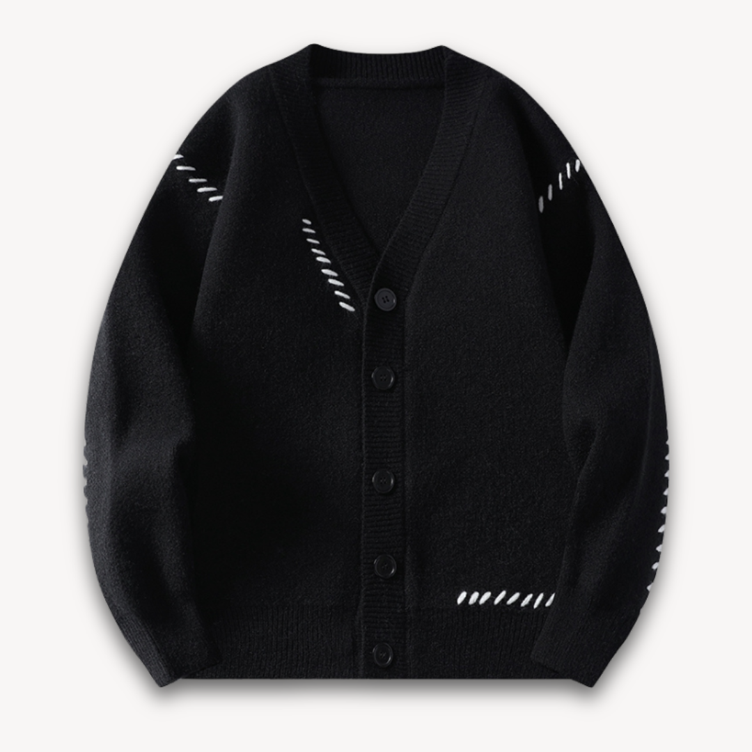 Drune | Herren-Strickjacke - zum Knöpfen, weiche Wollmischung, lässige Winterkleidung