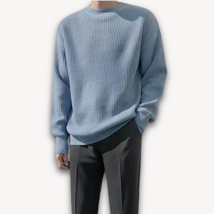 Drune | Herren-Strickpullover - Lässiger Oversize-Pullover für Erwachsene - Winterkleidung aus weichem Acryl