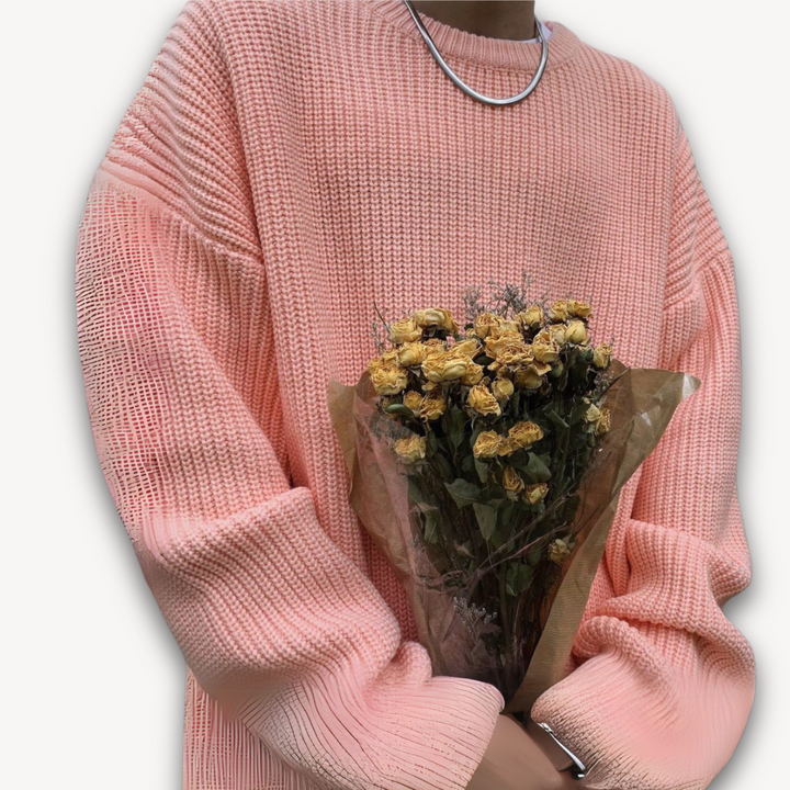 Drune | Herren-Strickpullover - Lässiger Oversize-Pullover für Erwachsene - Winterkleidung aus weichem Acryl