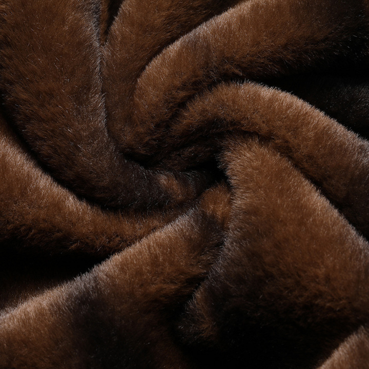 Drune | Herren-Winterjacke aus Wollmischung - Pelzgefütterte, warme Oberbekleidung