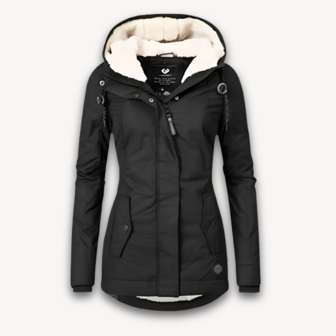 Drune | Wasserdichte Winterjacke für Damen mit Kunstfellfutter