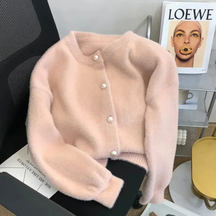 Drune | Gestrickte Jacke Mit Rundhalsausschnitt