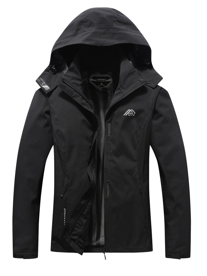 Drune | Wasserfester Windbreaker mit Kapuze - Für Frühling, Herbst & Freizeit