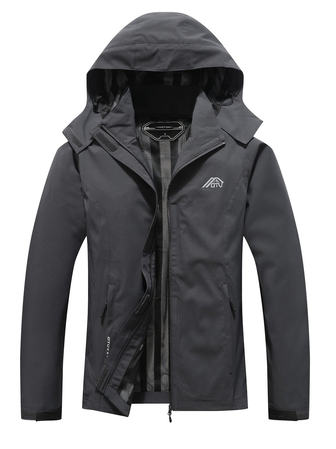 Drune | Wasserfester Windbreaker mit Kapuze - Für Frühling, Herbst & Freizeit