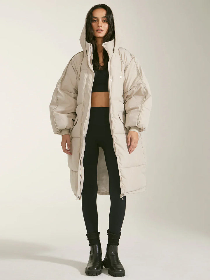 Drune | pufferjacke - modische damen winterjacke mit kapuze