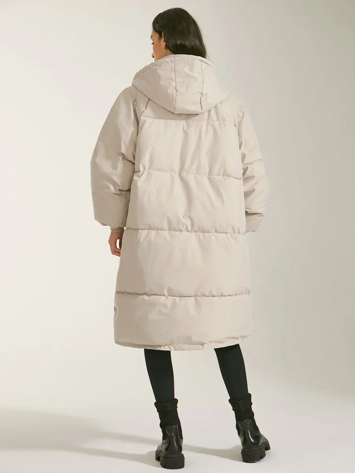 Drune | pufferjacke - modische damen winterjacke mit kapuze