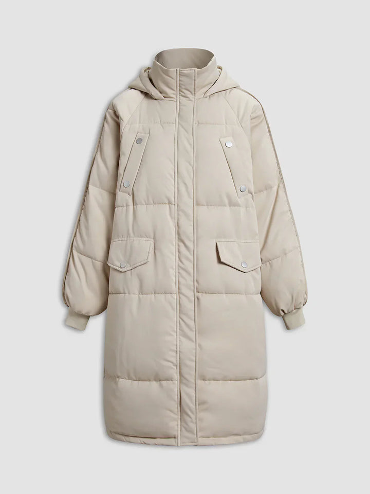 Drune | pufferjacke - modische damen winterjacke mit kapuze