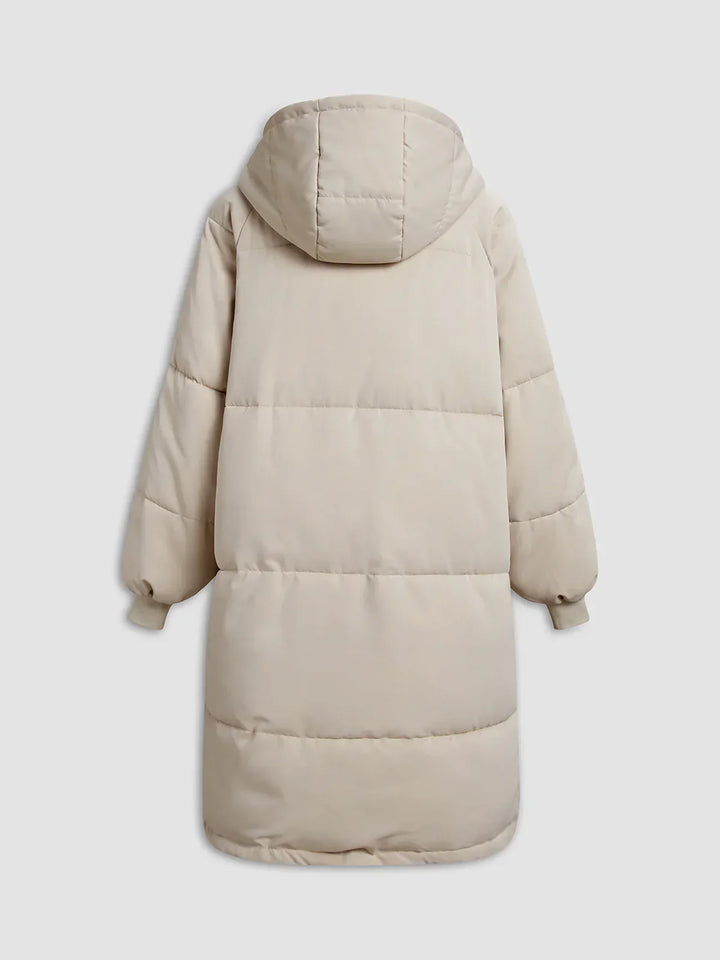 Drune | pufferjacke - modische damen winterjacke mit kapuze