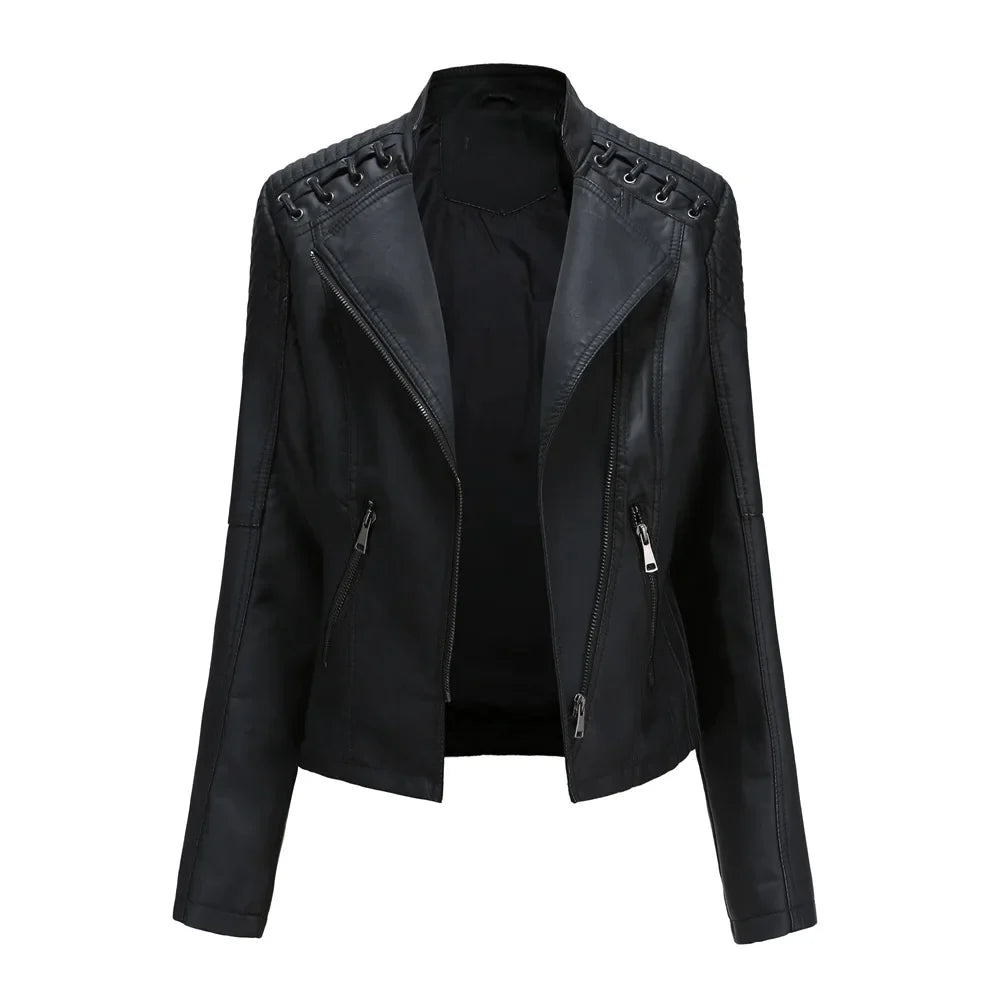 Drune | Elegante Lederjacke für Frauen