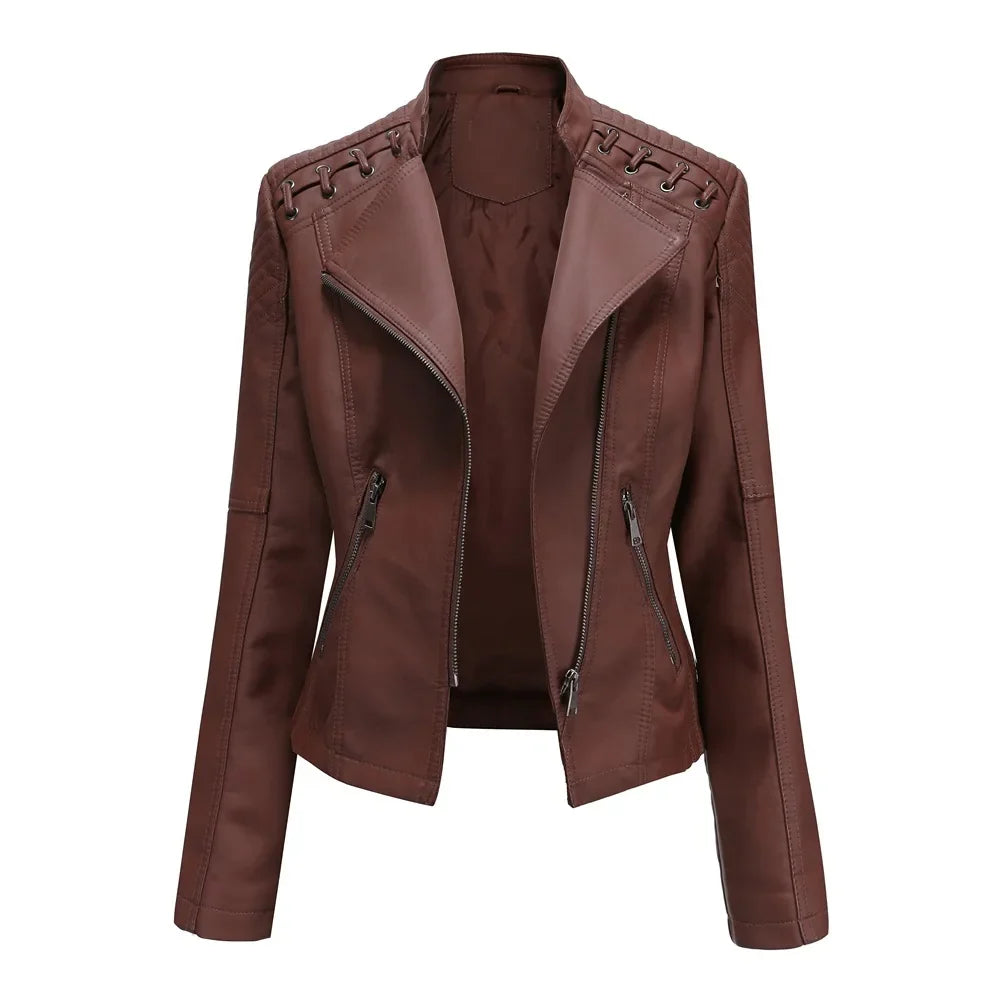 Drune | Elegante Lederjacke für Frauen