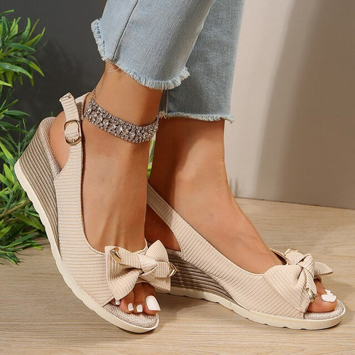 Drune | Orthopädische Sandalen Mit Keilabsatz Stil