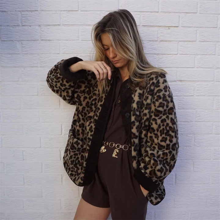 Drune | Übergröße Herbst Teddyjacke Damenjacke