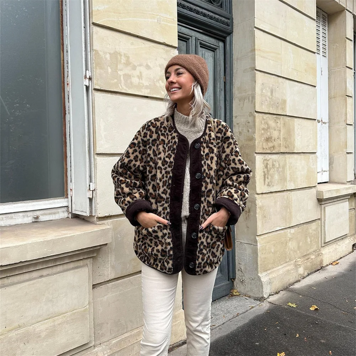 Drune | Übergröße Herbst Teddyjacke Damenjacke