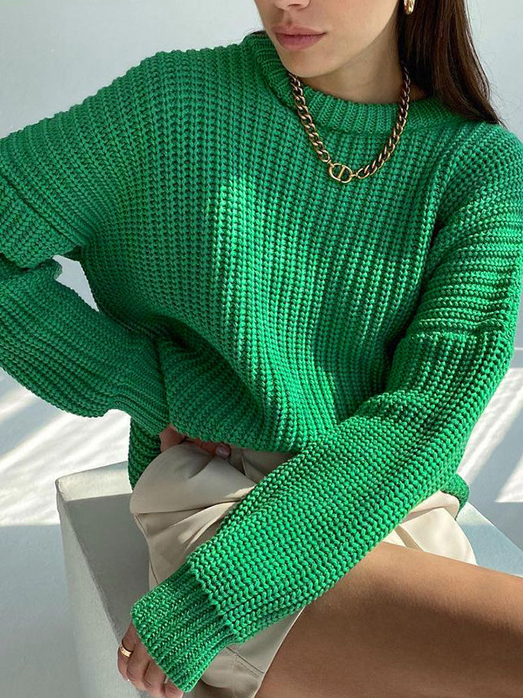 Drune | Oversize Grobgestrickter Pullover für Damen