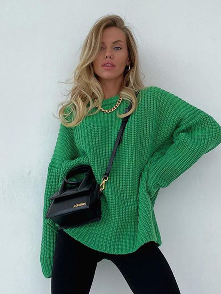 Drune | Oversize Grobgestrickter Pullover für Damen