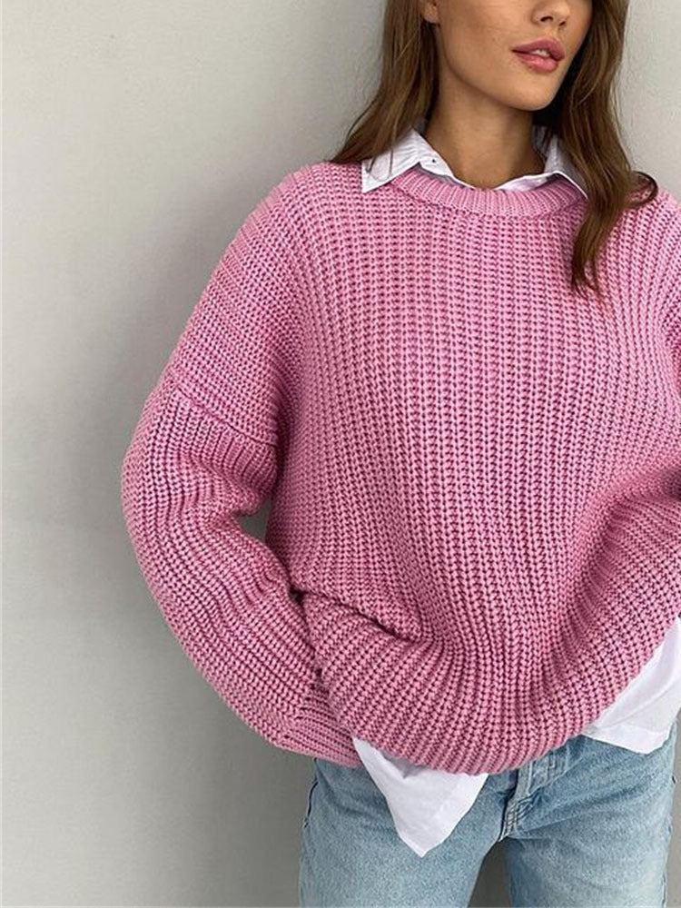 Drune | Oversize Grobgestrickter Pullover für Damen