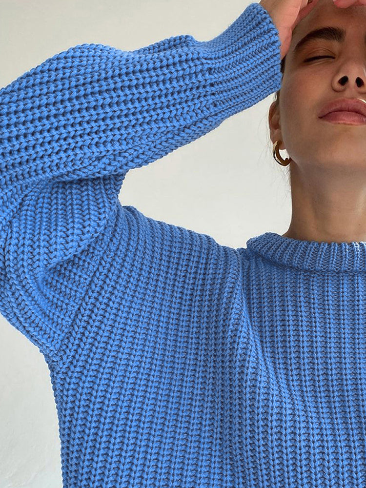 Drune | Oversize Grobgestrickter Pullover für Damen