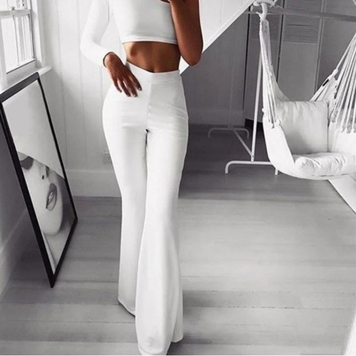Drune | Sculpting High Waisted Flared Pants Casual