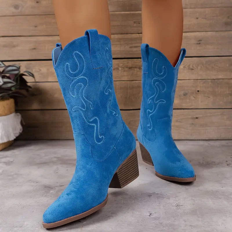 Drune | Elegante Cowboy Damen Knöchelstiefel