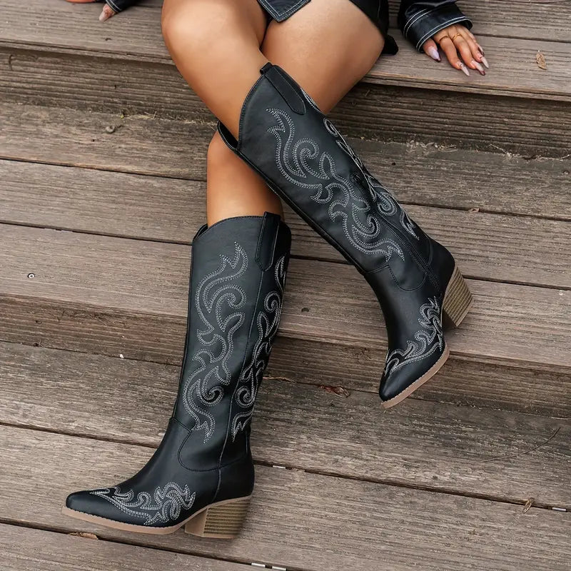 Drune | Bequeme Cowboy Damen Stiefel