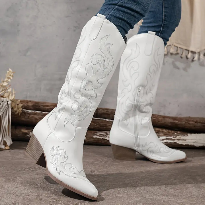 Drune | Bequeme Cowboy Damen Stiefel