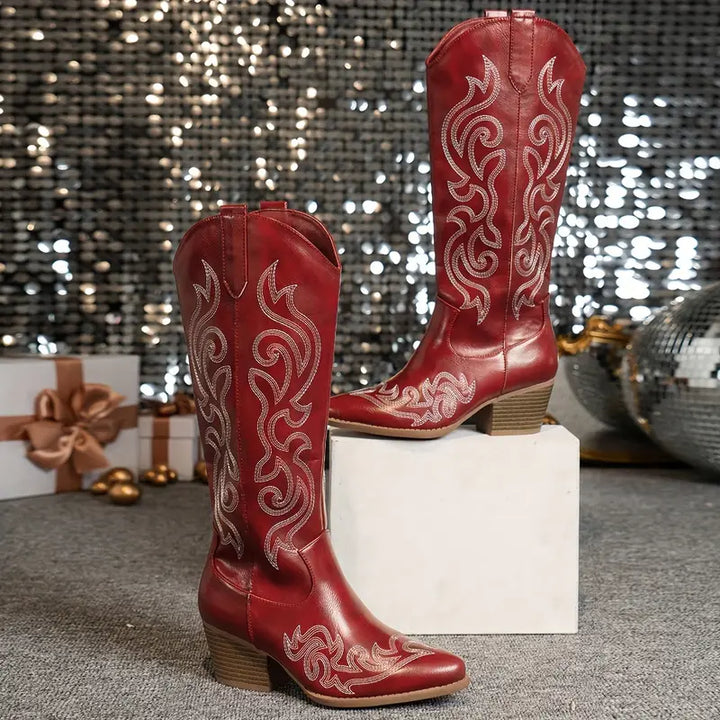 Drune | Bequeme Cowboy Damen Stiefel