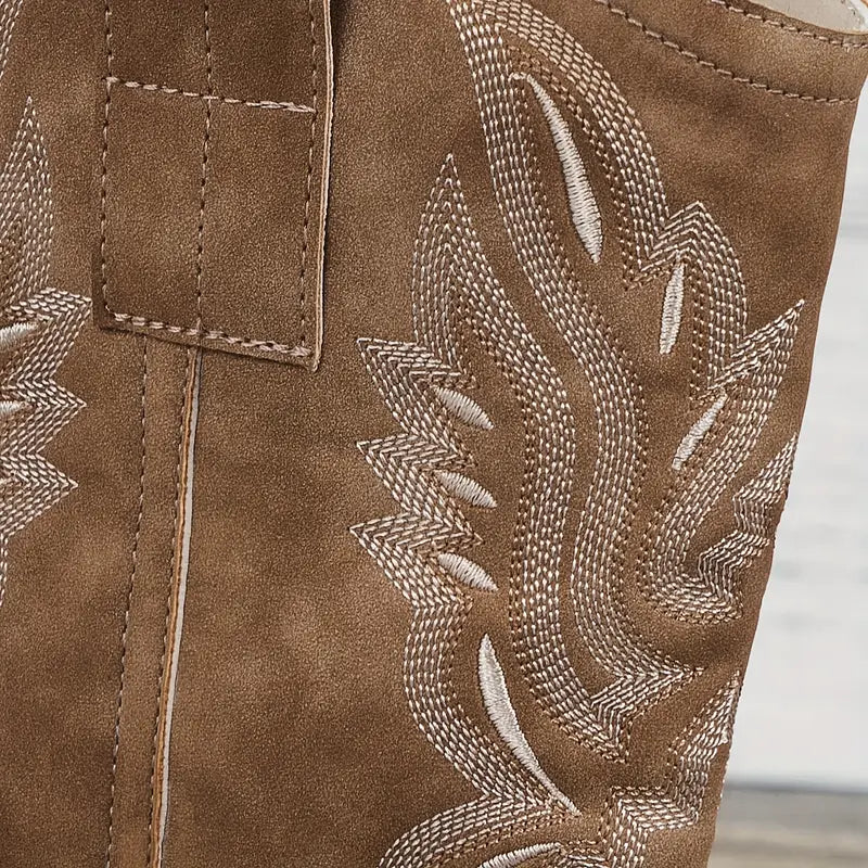 Drune | Cowboy Damen Stiefeletten mit Absatz