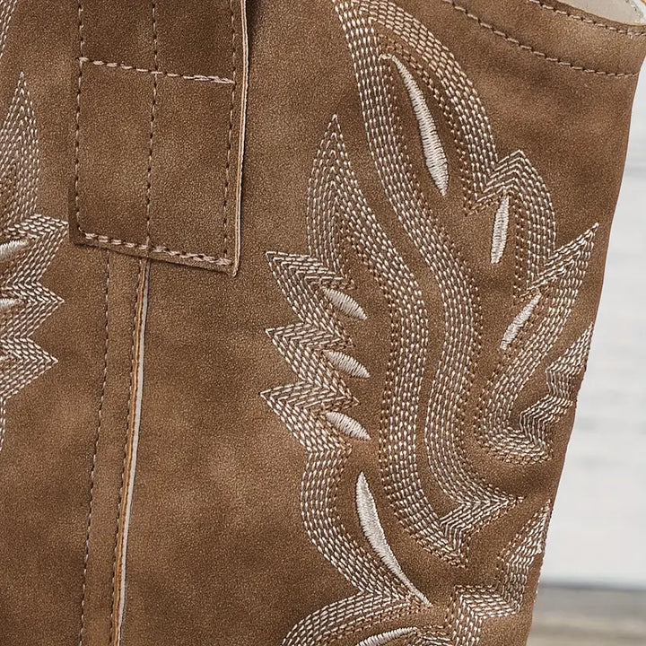 Drune | Cowboy Damen Stiefeletten mit Absatz