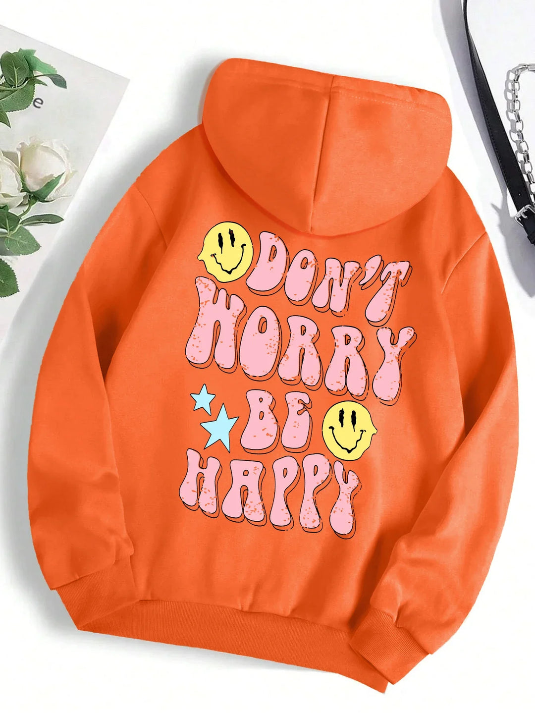Drune | Worry Be Happy Hoodie für Damen