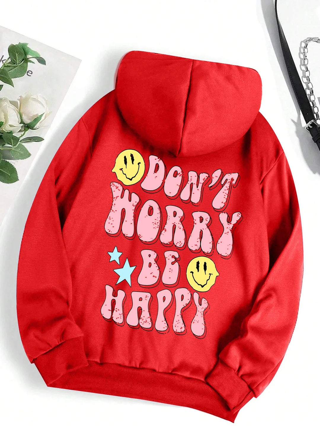 Drune | Worry Be Happy Hoodie für Damen