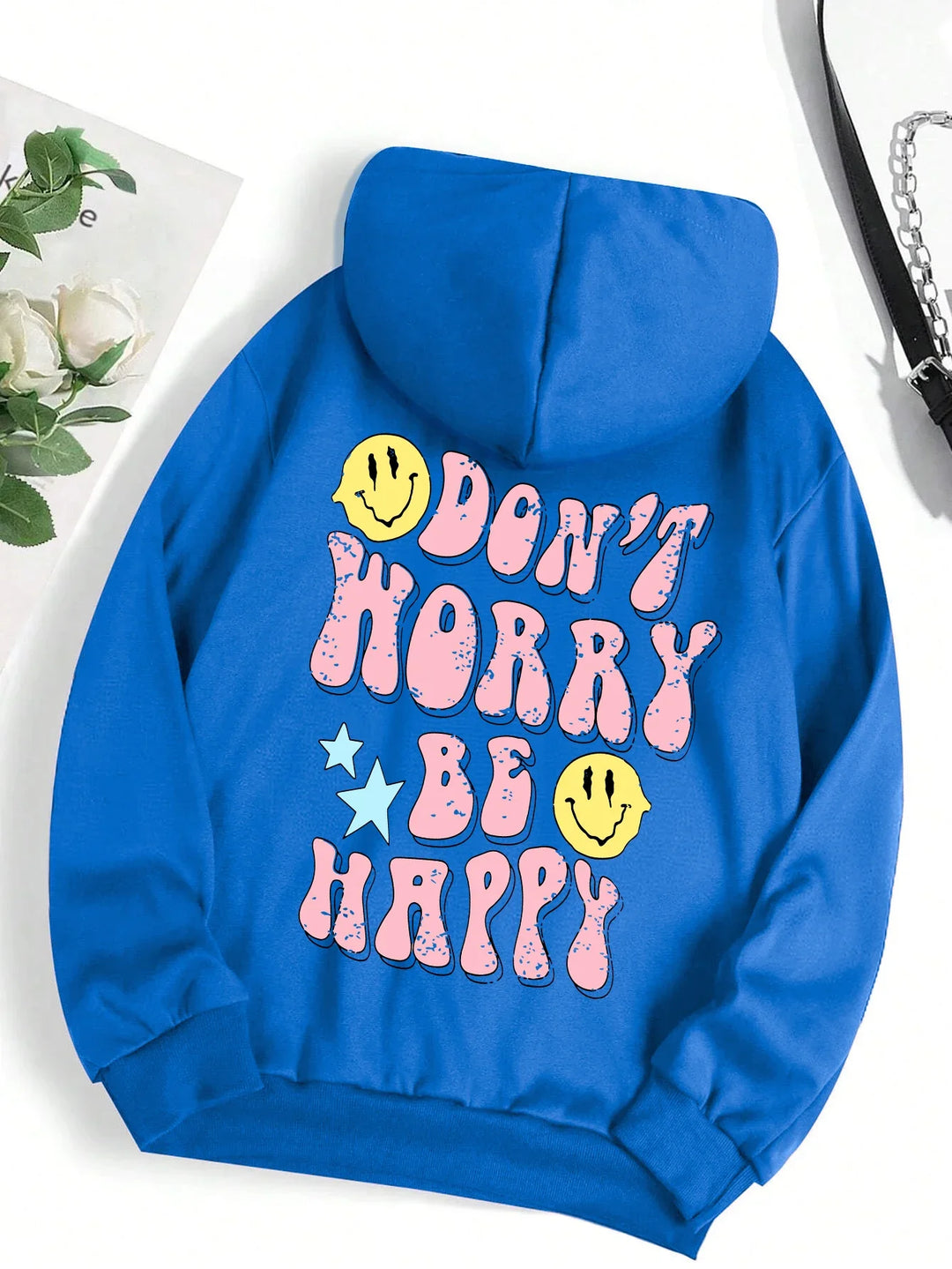 Drune | Worry Be Happy Hoodie für Damen