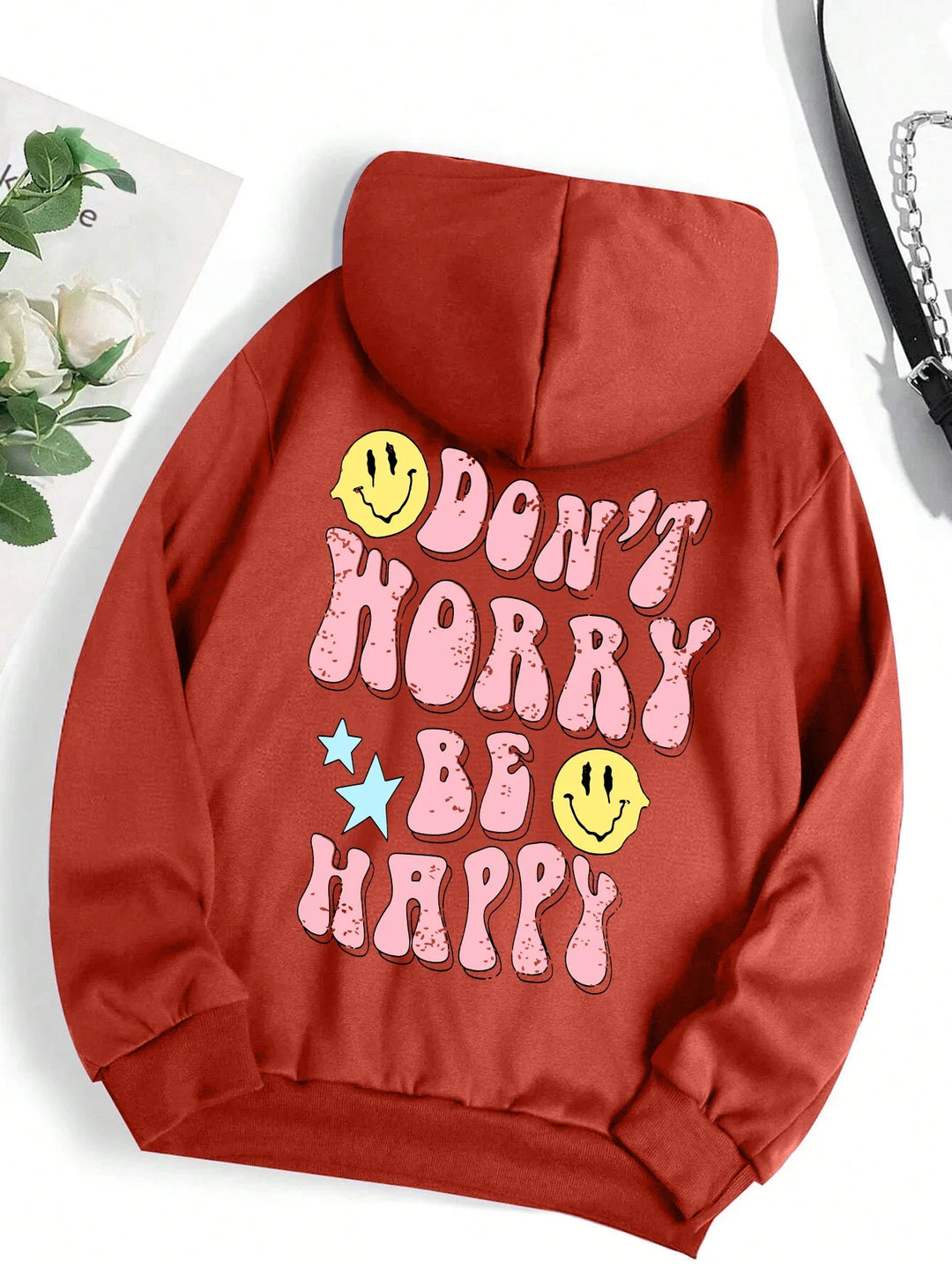 Drune | Worry Be Happy Hoodie für Damen
