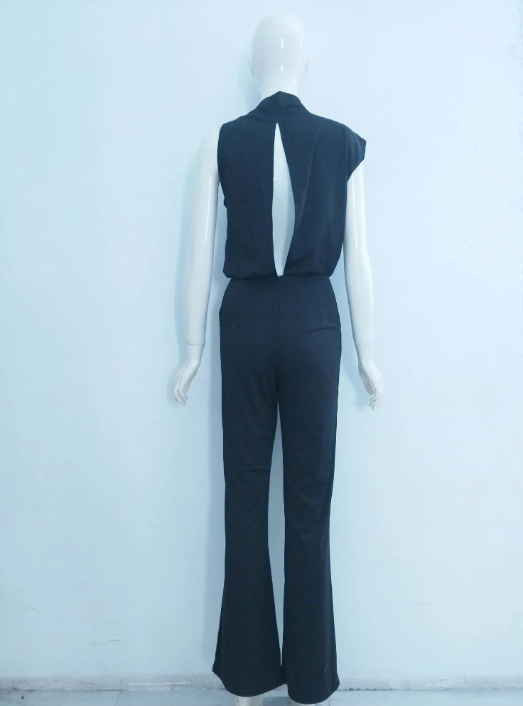 Drune | One Shoulder Jumpsuit Mit Weiten Beinen