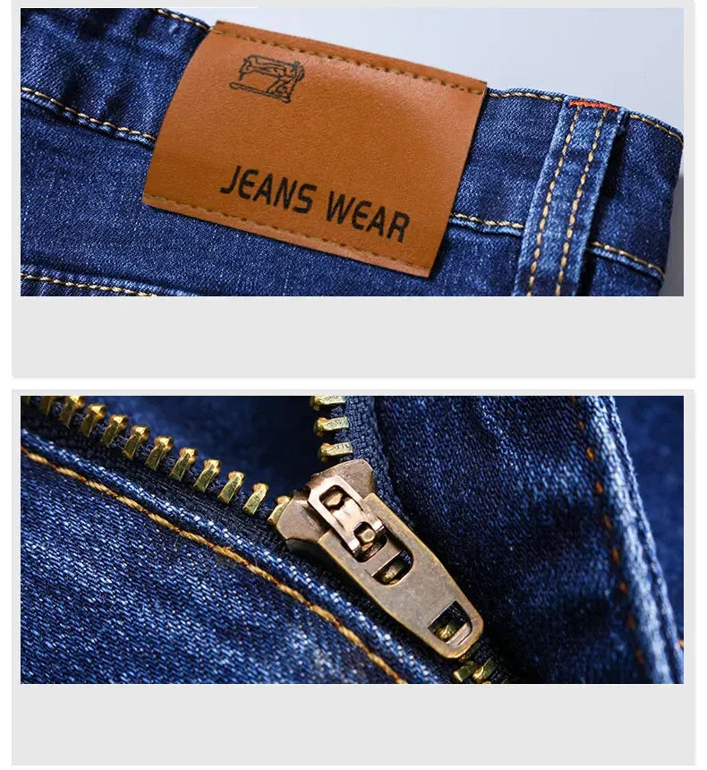 Drune - Gerade geschnittene Stretchjeans für Herren