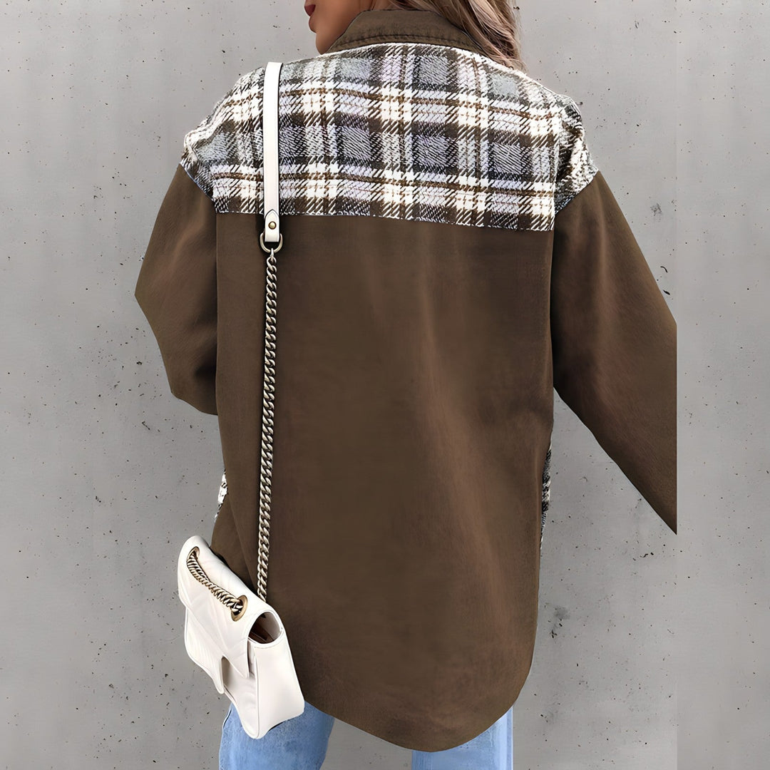 Drune | Karierte Jacke für Damen
