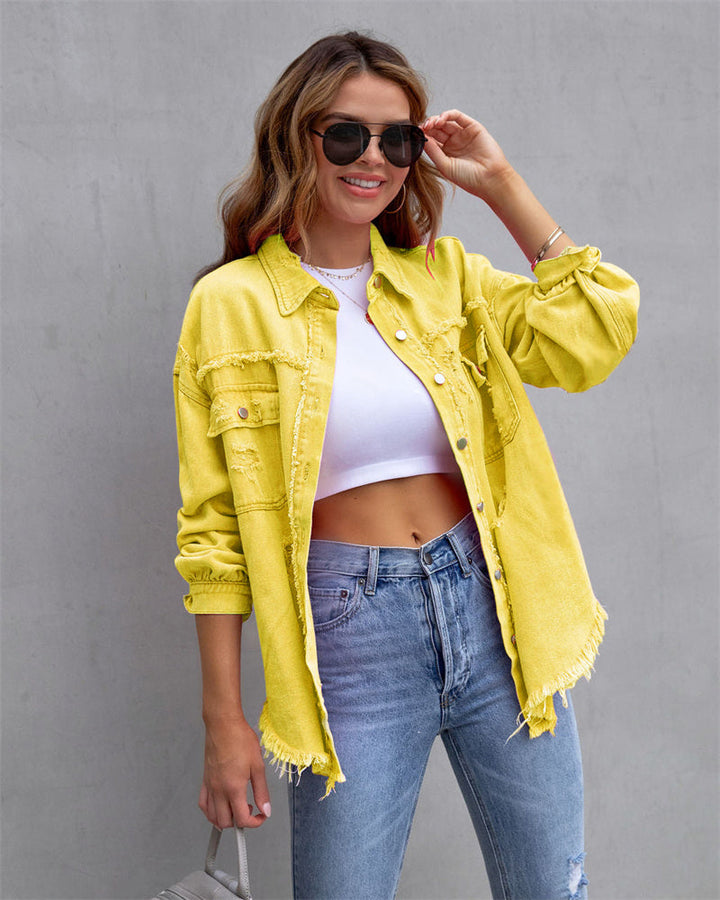 Drune | Damenjacke Aus Jeans Elegant und Lässig Chic