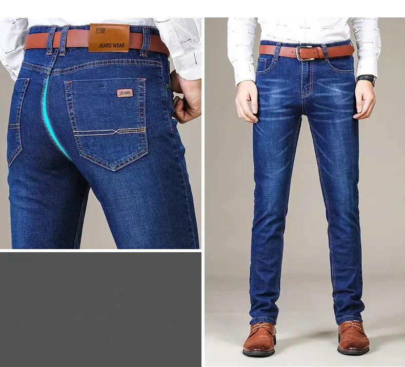 Drune - Gerade geschnittene Stretchjeans für Herren