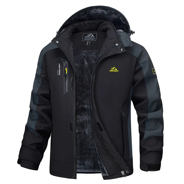 Drune | warme und dicke Winterjacke mit Fell für Männer - Perfekt für Outdoor-Aktivitäten