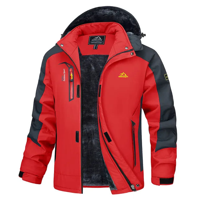 Drune | warme und dicke Winterjacke mit Fell für Männer - Perfekt für Outdoor-Aktivitäten