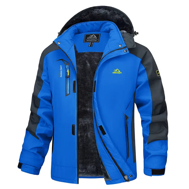 Drune | warme und dicke Winterjacke mit Fell für Männer - Perfekt für Outdoor-Aktivitäten