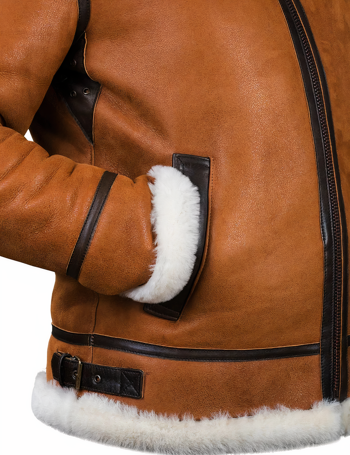 Drune | Leder Winterjacke