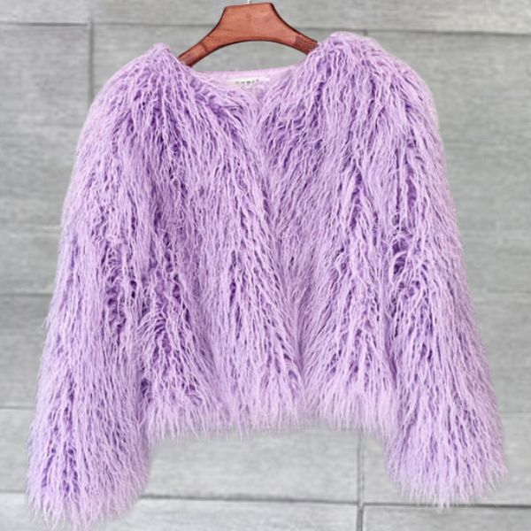 Drune | Eleganter Fux-Ledermantel für Damen
