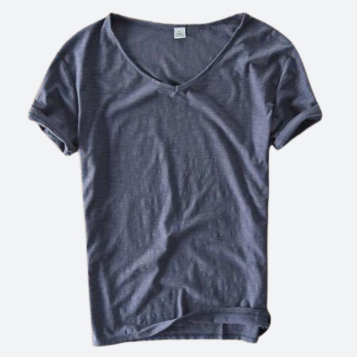 Drune | Sommer Baumwolle Leinen T-Shirt