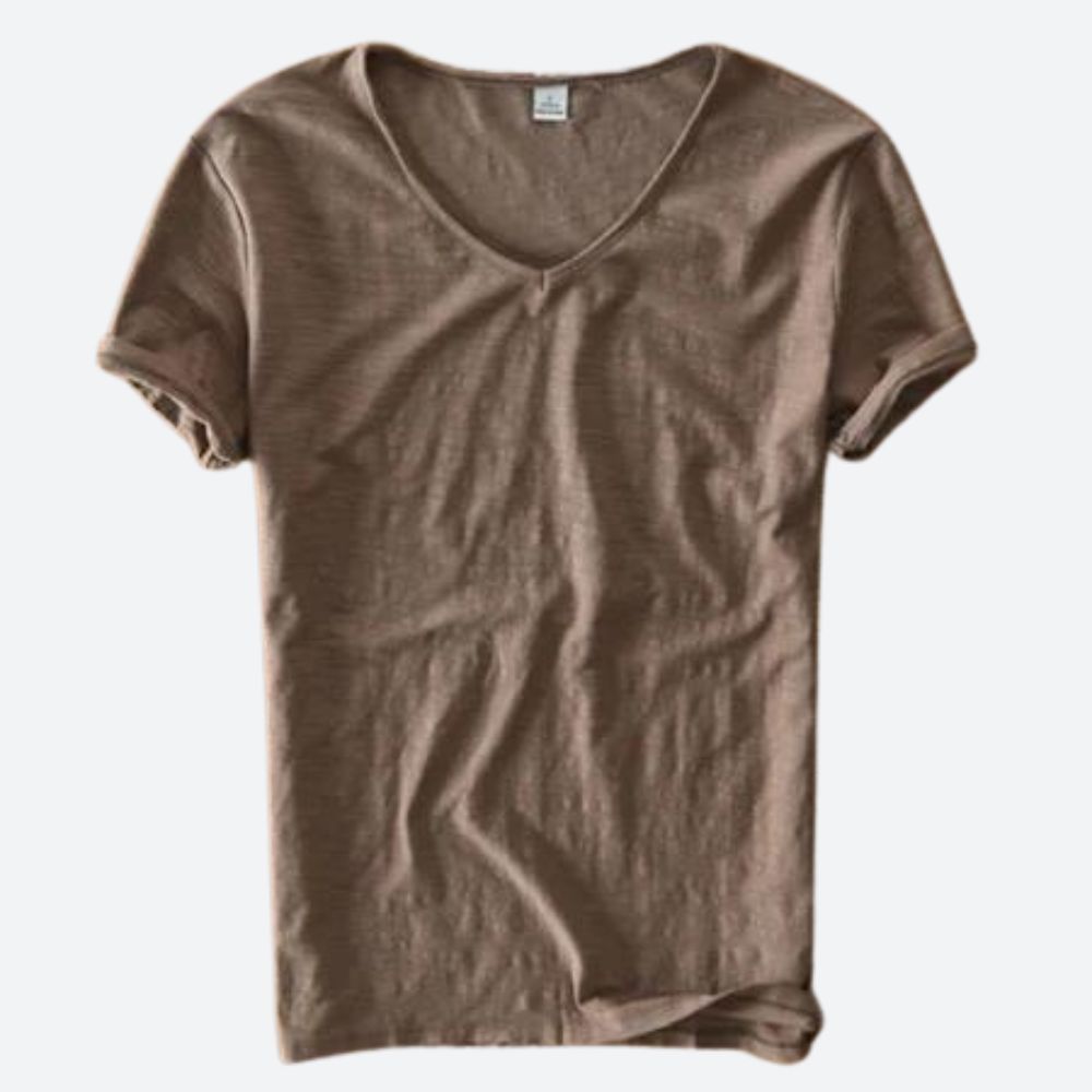 Drune | Sommer Baumwolle Leinen T-Shirt