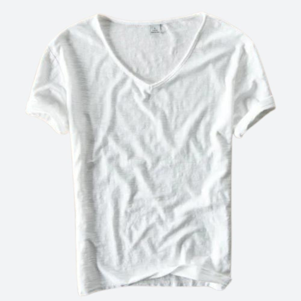 Drune | Sommer Baumwolle Leinen T-Shirt