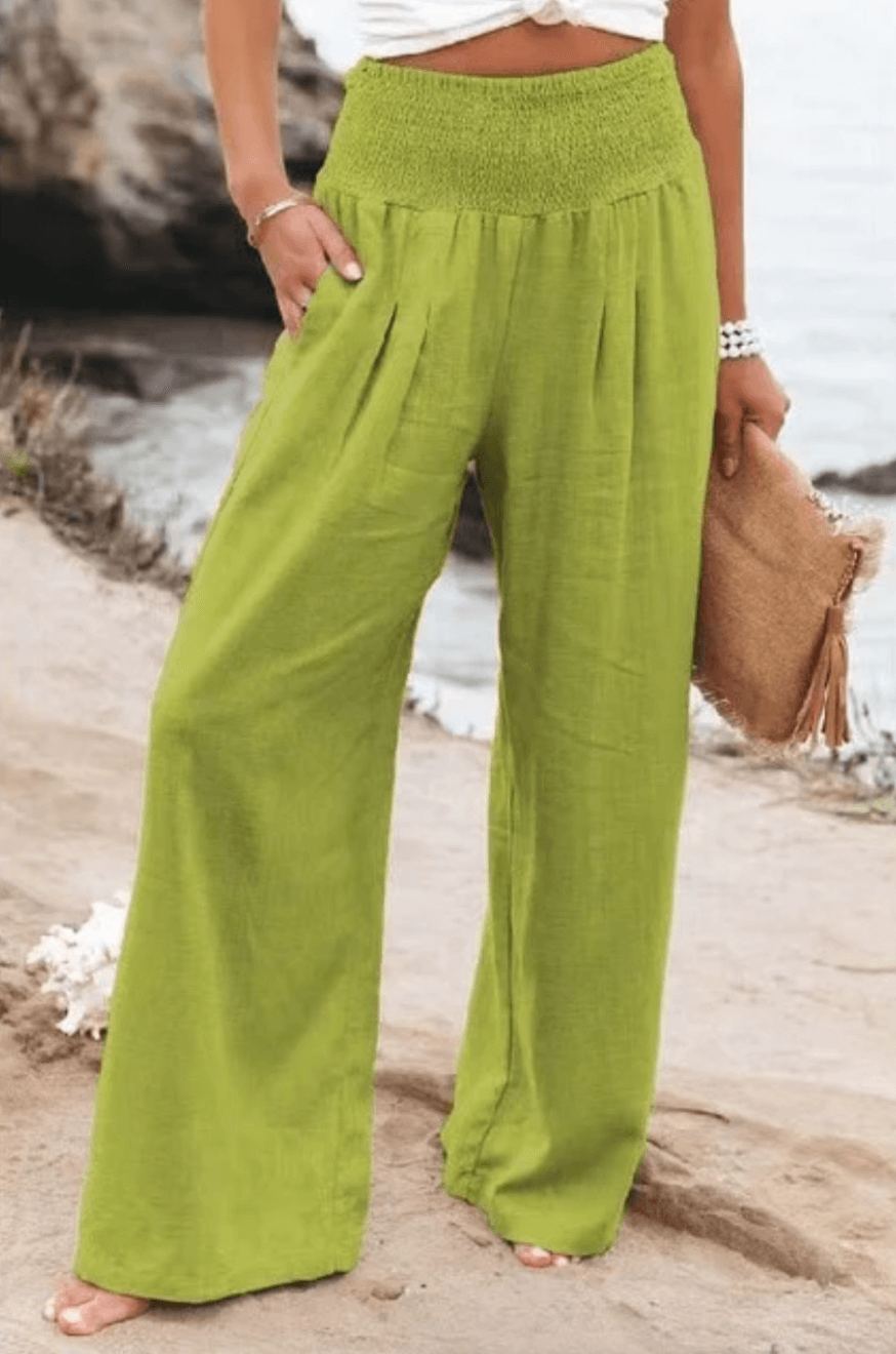 Drune | Elegante Dehnbare Palazzo-Hose für Damen