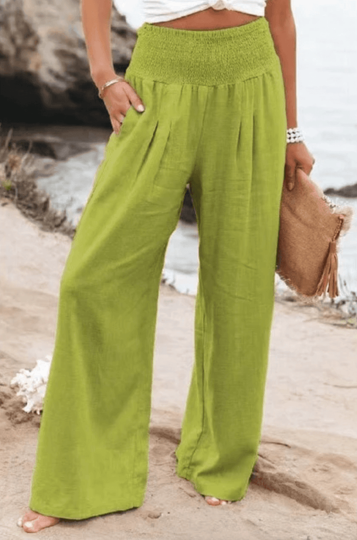 Drune | Elegante Dehnbare Palazzo-Hose für Damen