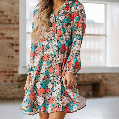 Drune | Blusenkleid Mit Blumenmuster