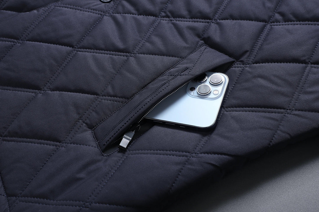 Drune | Gesteppten Herren Übergangsjacke Wasserdicht